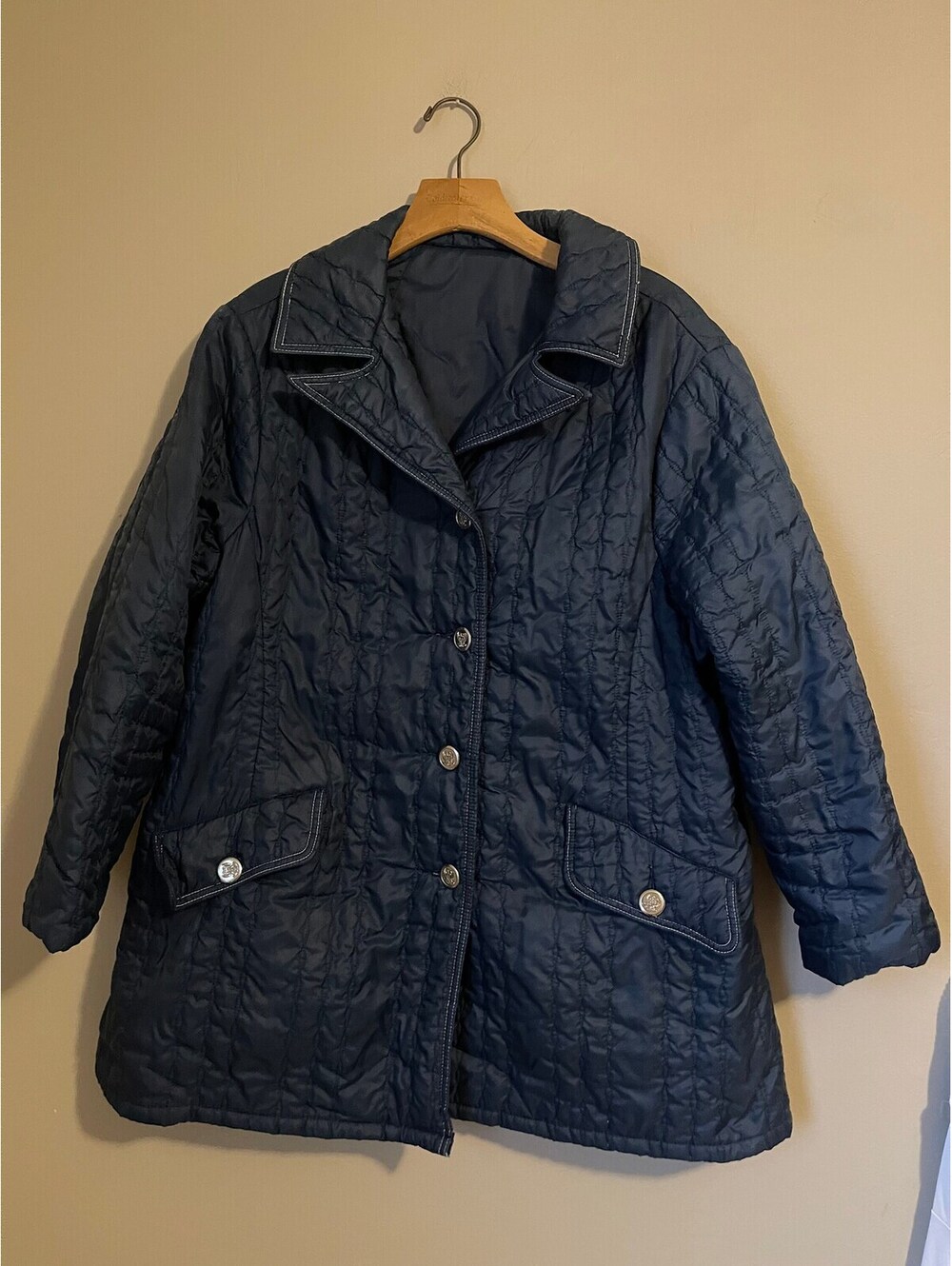 Vintage 90s NAVY Light Weight jacket nautical preppy